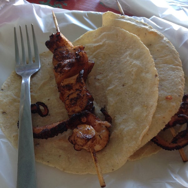 Awesome octopus tacos