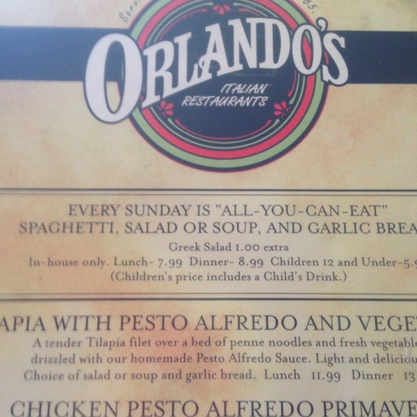 Photo taken at Orlando&#39;s Italian Resturant by Chase S. on 6/1/2013