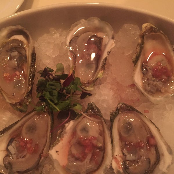 The oysters are really excellent!