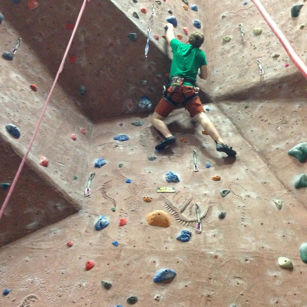 Photo taken at Adventure Rock Climbing Gym Inc by Leonore M. on 3/17/2013