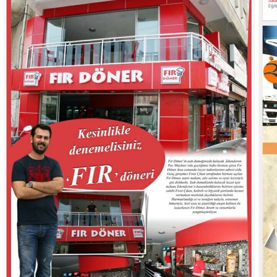 8/2/2014 tarihinde FIRAT C.ziyaretçi tarafından Fır Döner'de çekilen fotoğraf