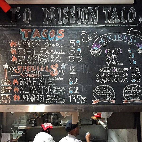 Photo taken at Mission Taco by Anders H. on 2/9/2015