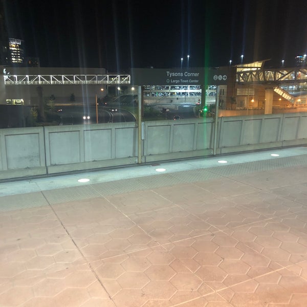 Photo taken at Tysons Metro Station by Larry F. on 10/13/2018