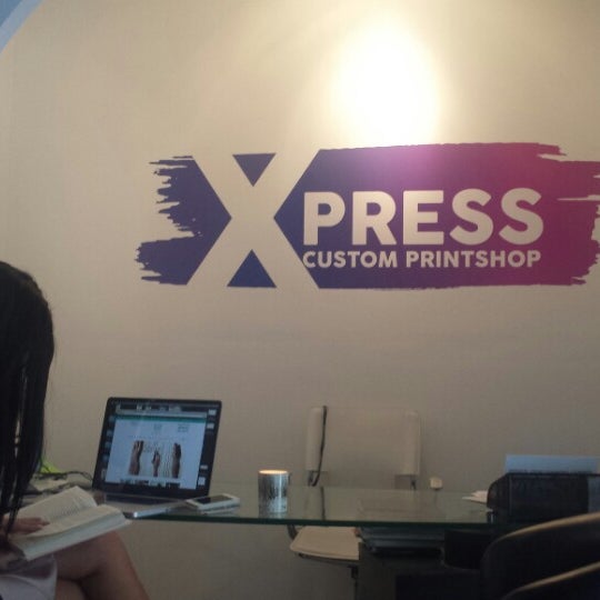Photo taken at Xpress Custom Print by Phreshmint .. on 5/30/2014