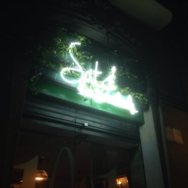 Photo taken at Saté Bar &amp; Cocktails by Justin J. on 9/5/2015