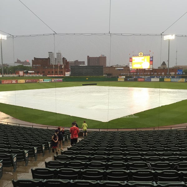 Photo taken at Dozer Park by Mike W. on 5/15/2015
