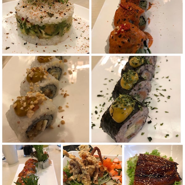 1st time here. They have modern Japanese food and can also customise your sushi. Can pick either to create your own salad or sushi 6pcs. It was very filling even though just eating sushi! 👍