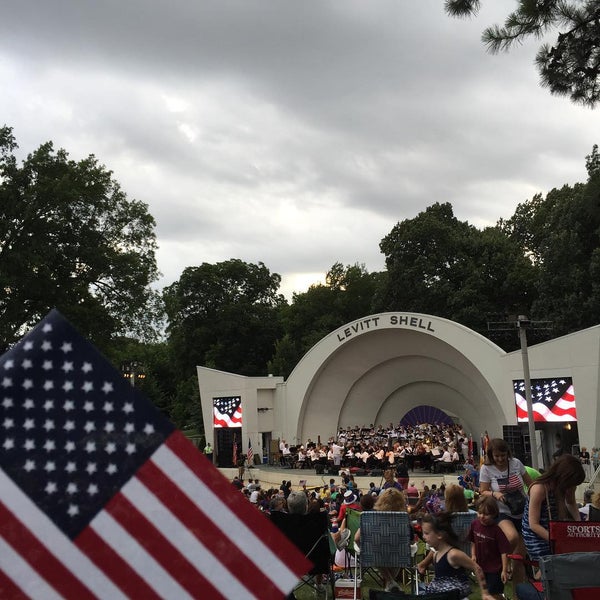 Photo taken at Levitt Shell by finnious f. on 7/3/2015