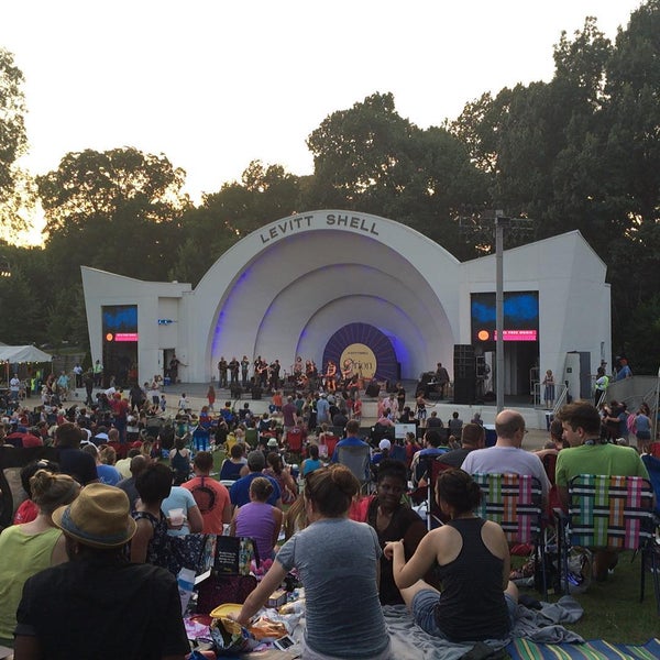 Photo taken at Levitt Shell by finnious f. on 7/17/2015