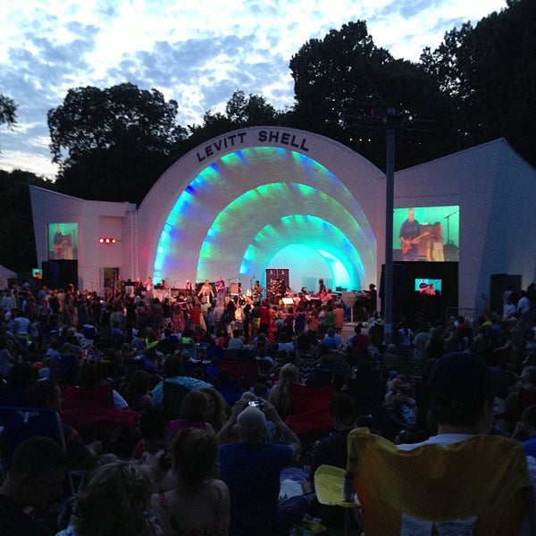 Photo taken at Levitt Shell by finnious f. on 7/14/2013