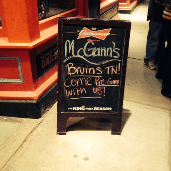 Photo taken at McGann&#39;s Irish Pub by Amy A. on 1/30/2014