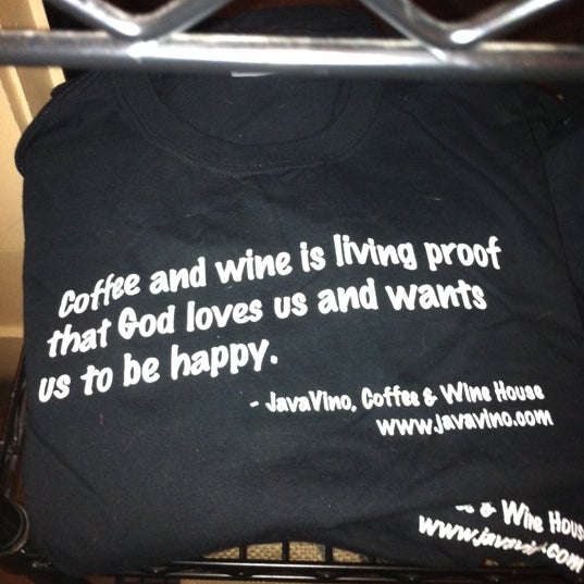 Photo taken at JavaVino Coffee &amp; Wine House by M Jane C. on 1/7/2013