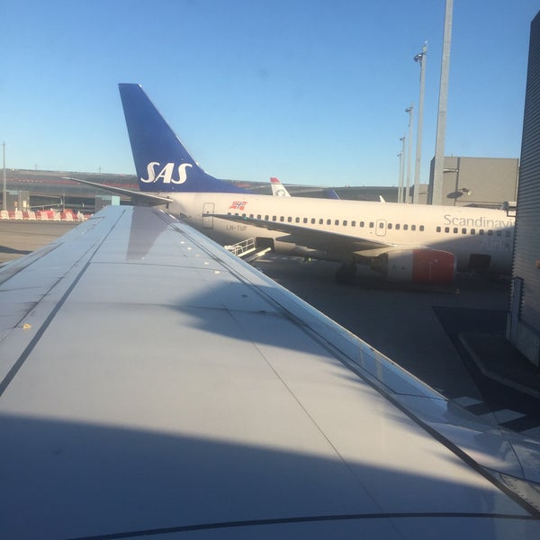 Photo taken at Oslo Airport (OSL) by Rune V. on 10/15/2015