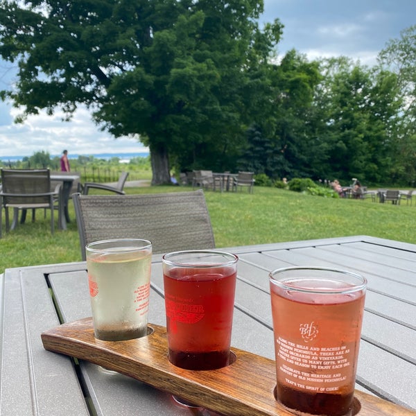 Photo taken at Bowers Harbor Vineyards by Melissa M. on 6/21/2020