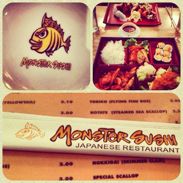 Photo taken at Monster Sushi by Chelsea I. on 7/4/2013