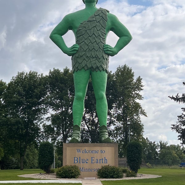 Photo taken at Jolly Green Giant Statue by Darren C. on 8/25/2022