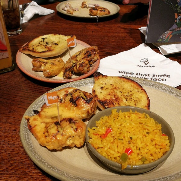 Photo taken at Nando&#39;s by Gilly B. on 1/6/2017