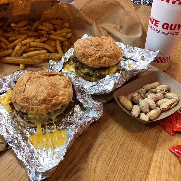 Photo taken at Five Guys by Gilly B. on 10/10/2017