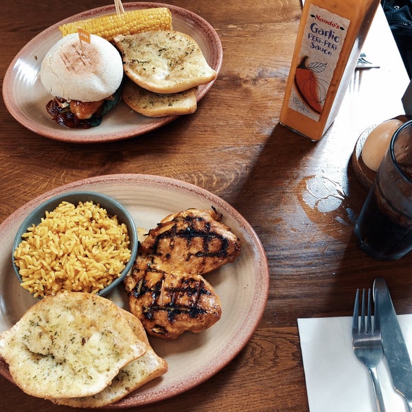 Photo taken at Nando&#39;s by Gilly B. on 10/10/2017