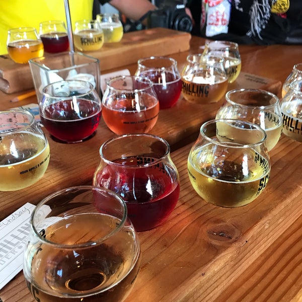 Photo taken at Schilling Cider House Portland by Lindsay W. on 8/16/2019