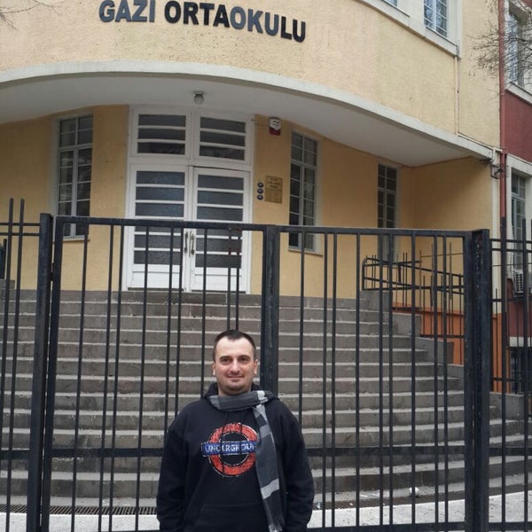 Photo taken at Gazi Ortaokulu by Firat A. on 2/22/2015
