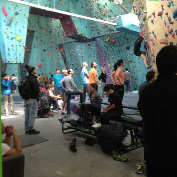 Photo taken at Brooklyn Boulders by Curtis P. on 3/24/2013