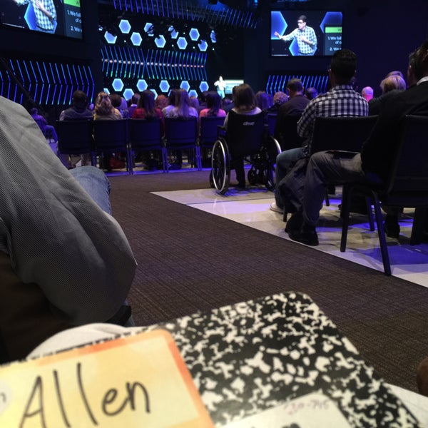 Photo taken at Buckhead Church by Allen R. on 1/25/2015