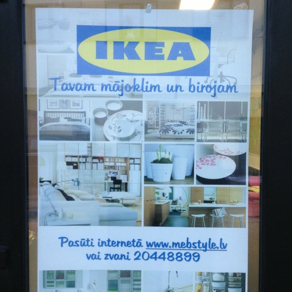 Das Foto wurde bei Mebstyle.lv - IKEA mēbeles von Naurēlijs R. am 2/6/2013 aufgenommen
