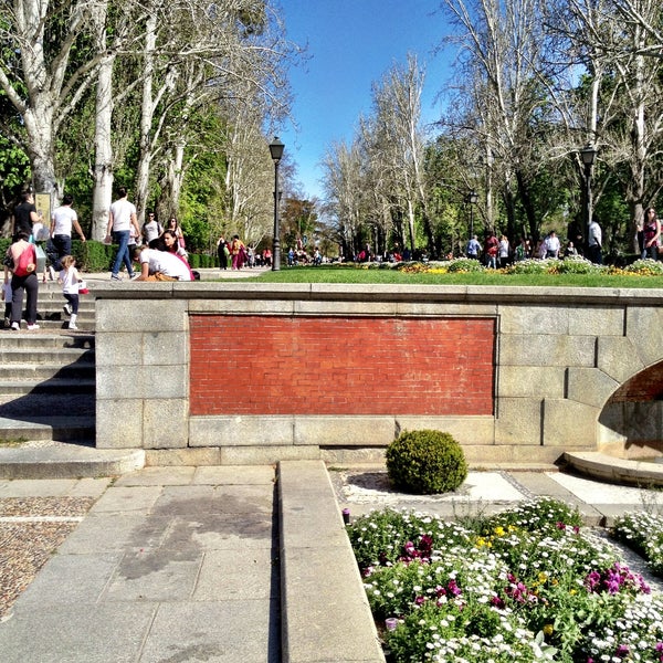 Photo taken at Parque del Retiro by Morten O. on 4/14/2013