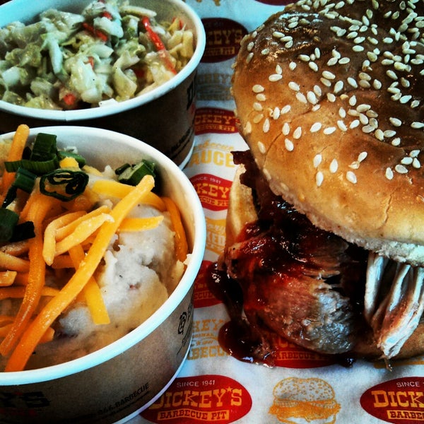 Photo taken at Dickey&#39;s Barbecue Pit by Rob R. on 3/15/2013