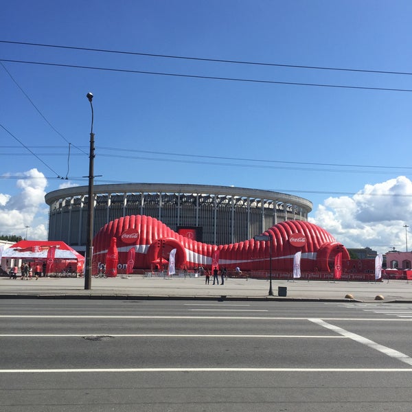7/25/2015 tarihinde Stas P.ziyaretçi tarafından Saint Petersburg Sports and Concert Complex'de çekilen fotoğraf