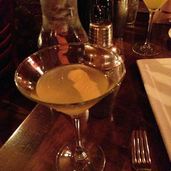 The passion fruit martini sounds like a chick drink, and it is... But is it sooooo good