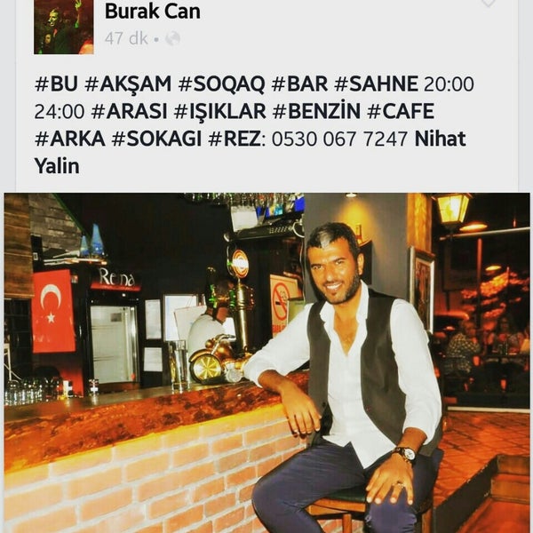 Das Foto wurde bei Soqaq Cafe &amp; Pub von Burak Can B. am 6/11/2015 aufgenommen