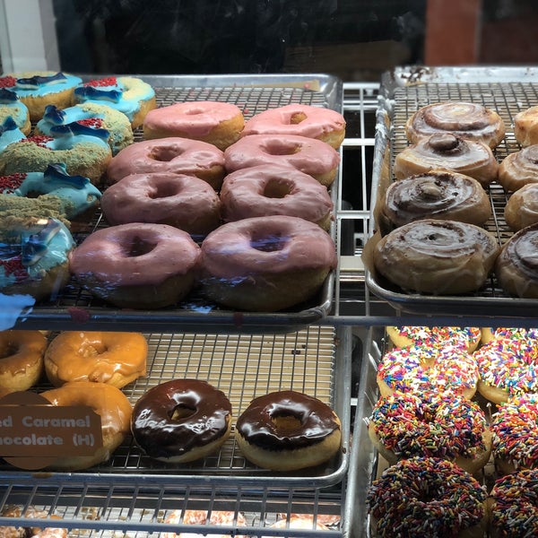 The Donuts here are outstanding . The dough is fresh, dense, and fluffy . The icings are remarkable No other company can beat these Donuts.#Donuts