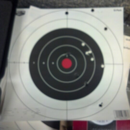 Photo taken at Thunder Alley Indoor Shooting Range by ty g. on 12/5/2012