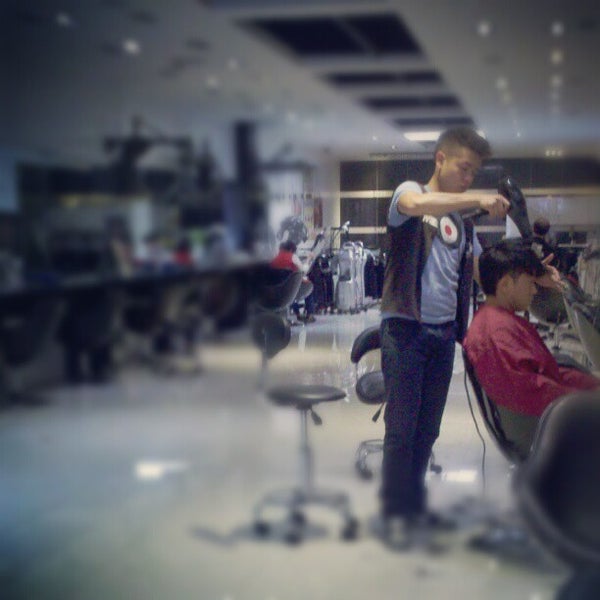 Photo taken at Mess Look Hair Salon by Brian B. on 10/16/2012