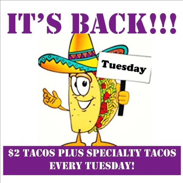 $2 Taco Tuesday is back!