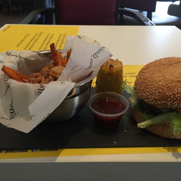 Get the burger. It comes with corn.