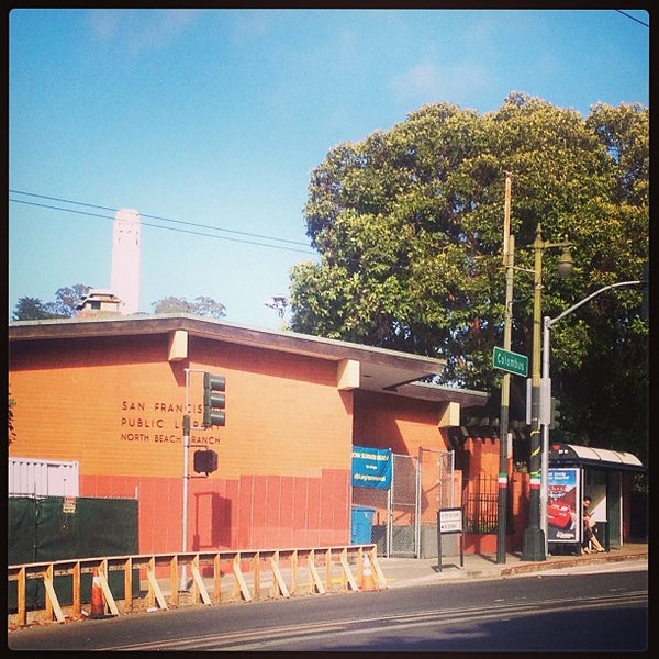 Photo taken at North Beach Branch Library by River M. on 7/13/2013