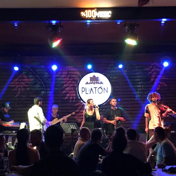Photo taken at Platon Beach Club by Melikşah A. on 8/23/2019