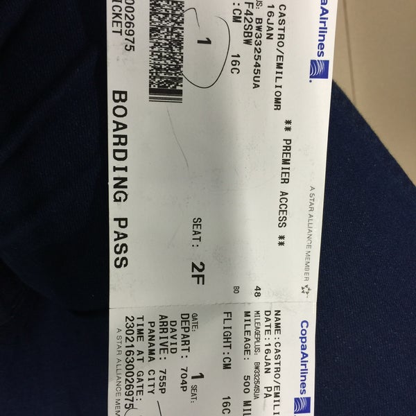 Copa Airlines Aeropuerto Enrique Malek