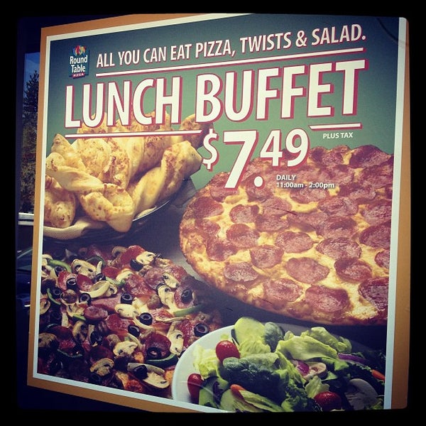 Photos At Round Table, Round Table All You Can Eat Lunch Buffet Hours