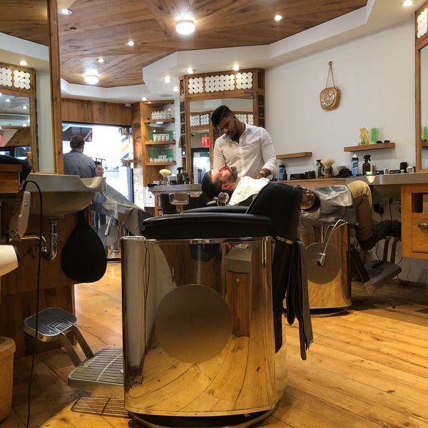 Photo taken at The Kinsman Barber Shop by Laurence H. on 8/17/2018