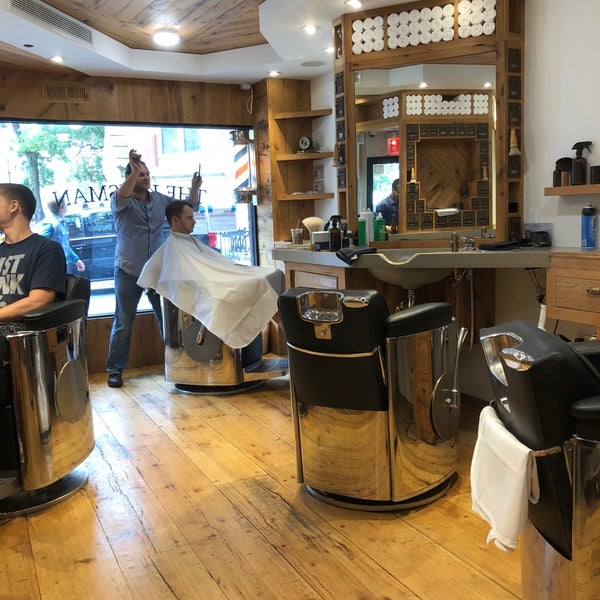 Photo taken at The Kinsman Barber Shop by Laurence H. on 7/6/2018