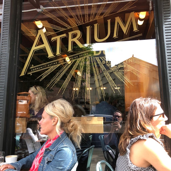Photo taken at Atrium DUMBO by Laurence H. on 9/22/2018
