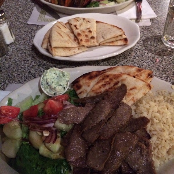 Photo taken at Uncle Nick&#39;s Greek Cuisine by Jennifer L. on 2/24/2014