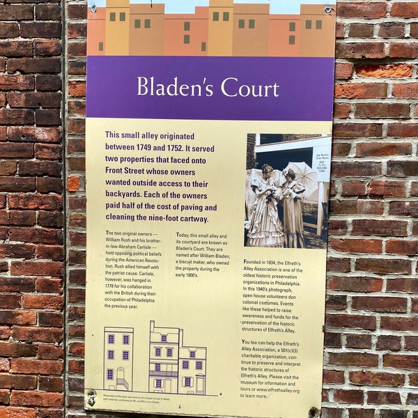 Bladen's Court Center City East Philadelphia, PA