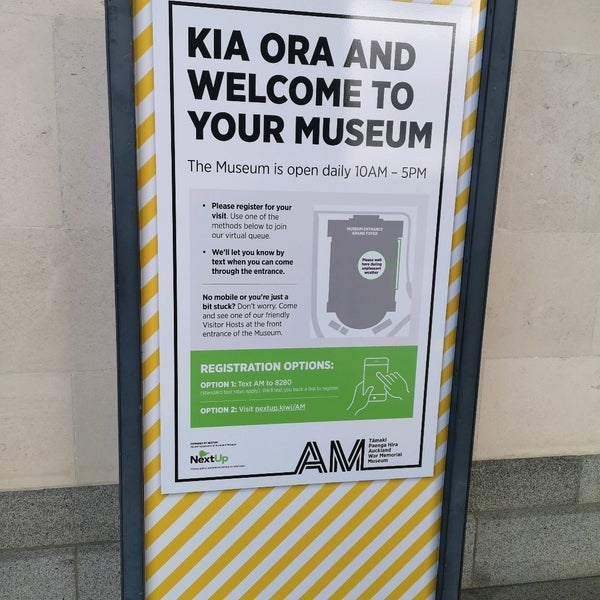 Photo prise au Auckland Museum par Simon G. le6/7/2020