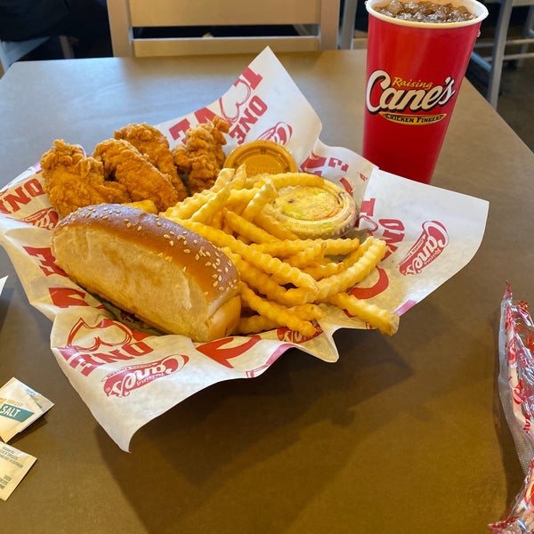 Photo taken at Raising Cane&#39;s Chicken Fingers by Alan P. on 10/28/2019