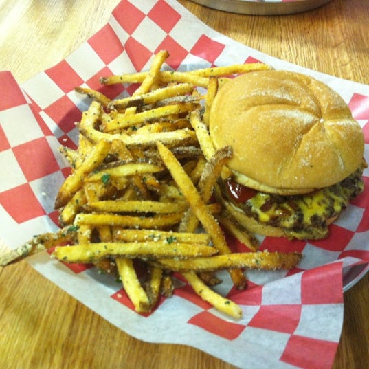 Photo taken at Honest Abe&#39;s Burgers &amp; Freedom by Zachary A. on 10/31/2012